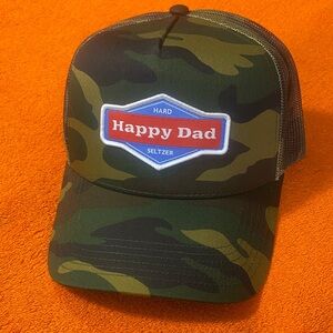 Happy Dad Trucker Hat Camouflage / New